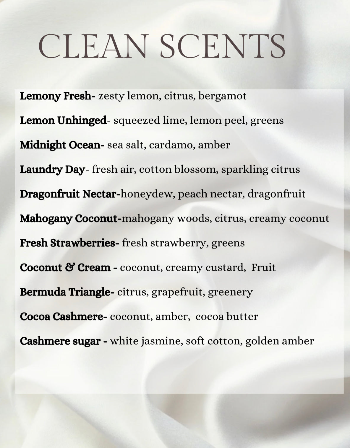 4 oz Room & Linen Spray- clean scents