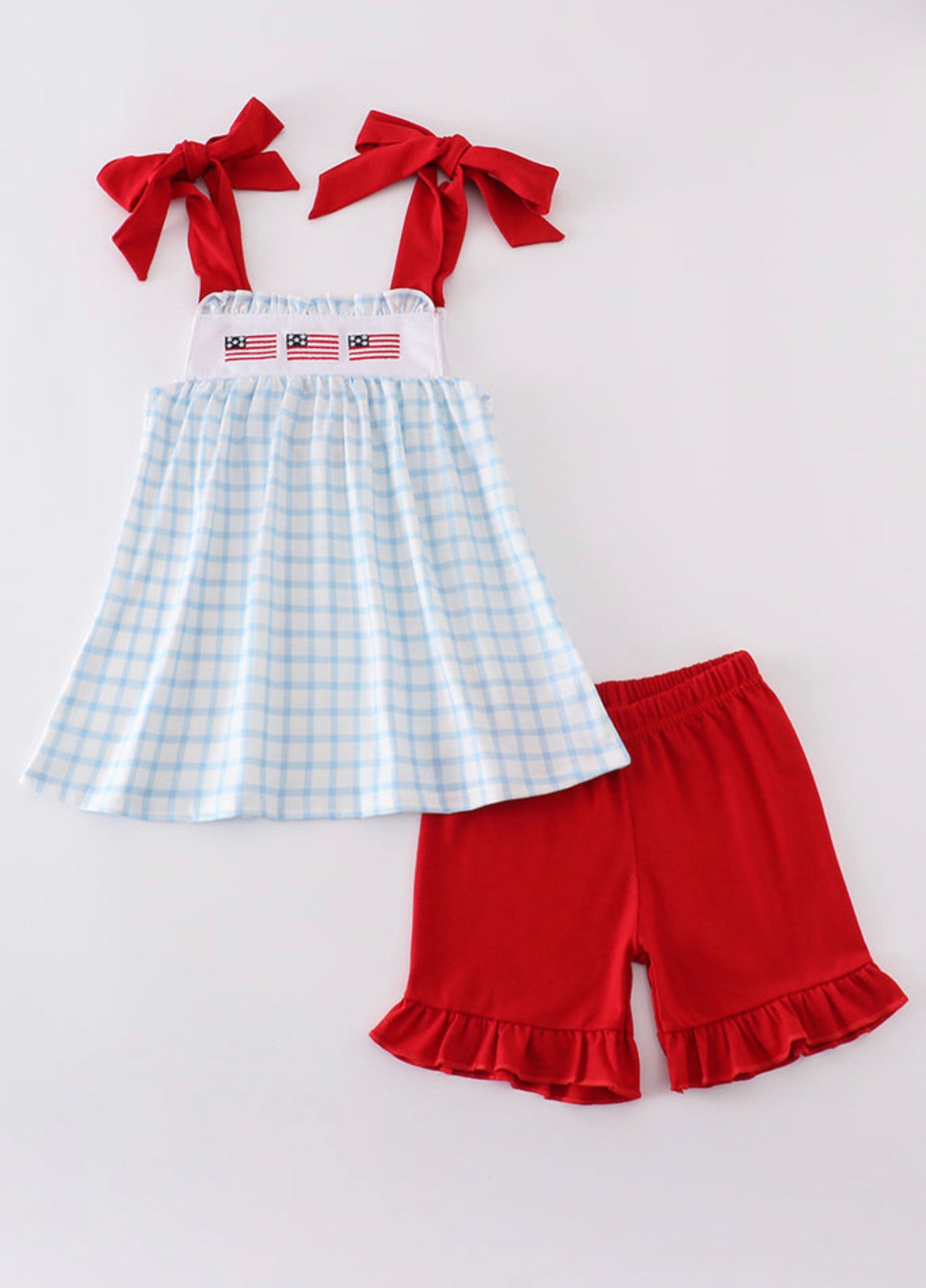 Blue flag embroidery set