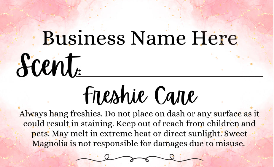 Business labels, thank you cards, posters, etc design